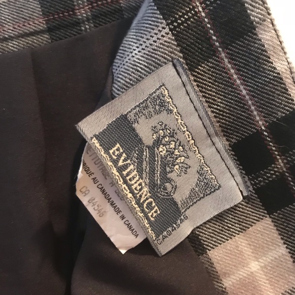 Vintage plaid high waisted skirt - Picture 3 of 6